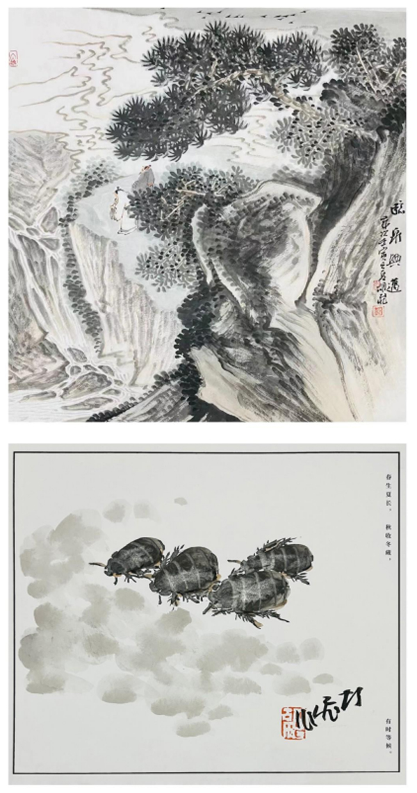 胡飞国画
